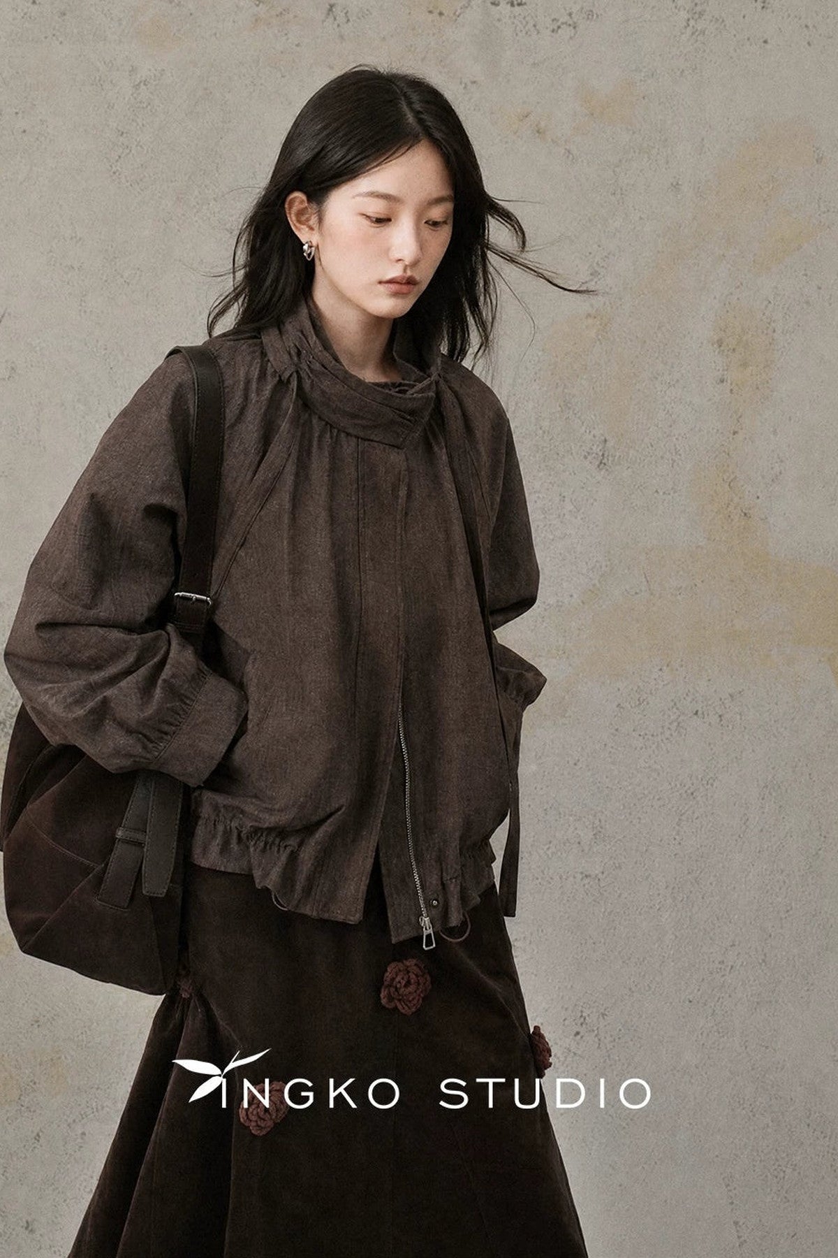 Relaxed Drawstring Jacket