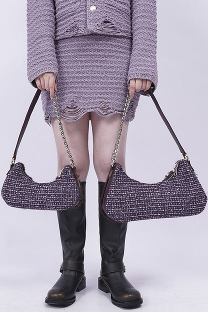 Y2K Color-Block Crossbody Bag