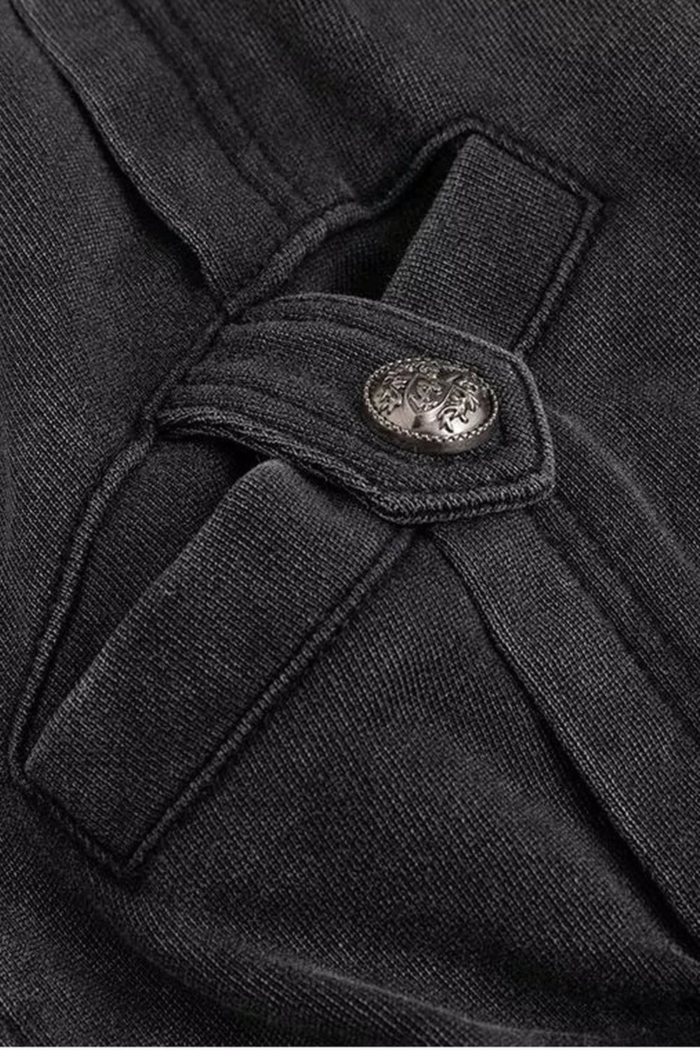 Distressed Knit Double Collar Jacket