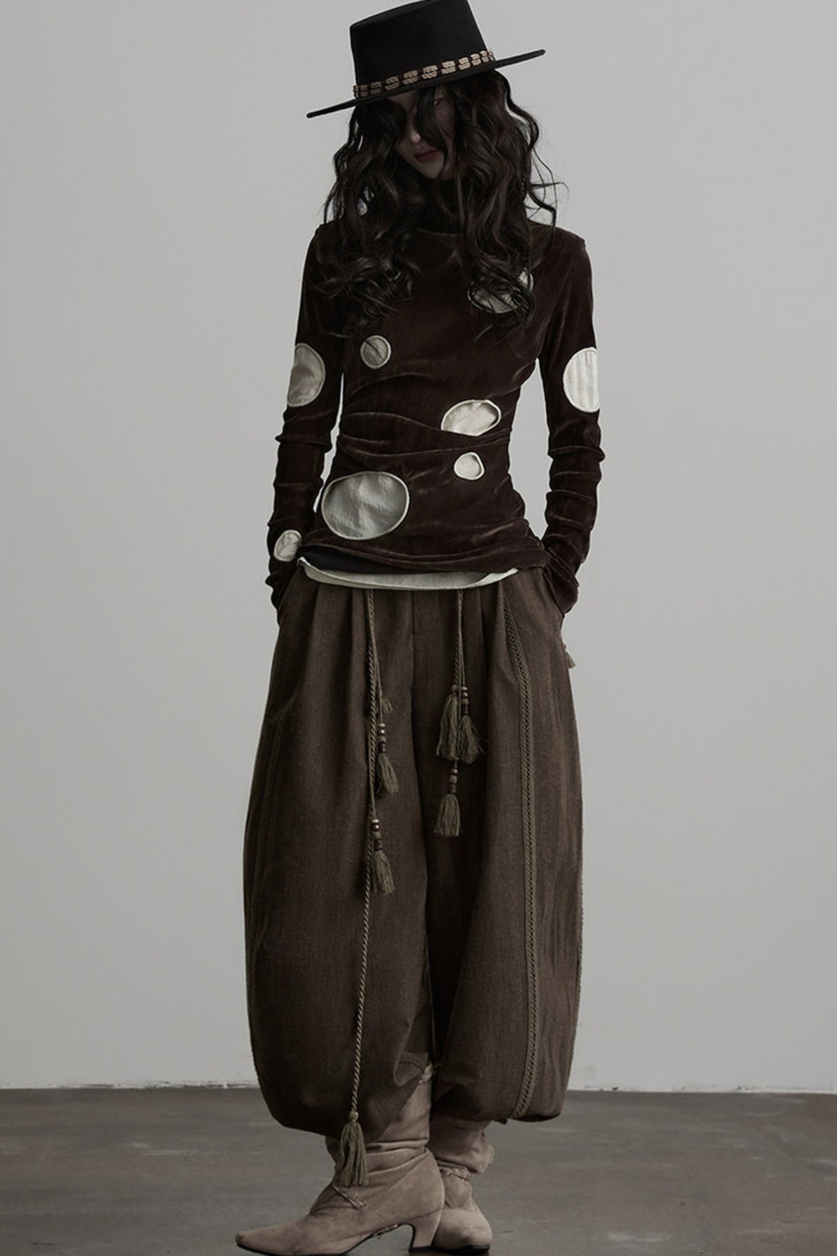 Double-Layered Hollow-Out T-Shirt