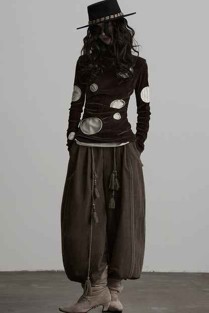 Double-Layered Hollow-Out T-Shirt