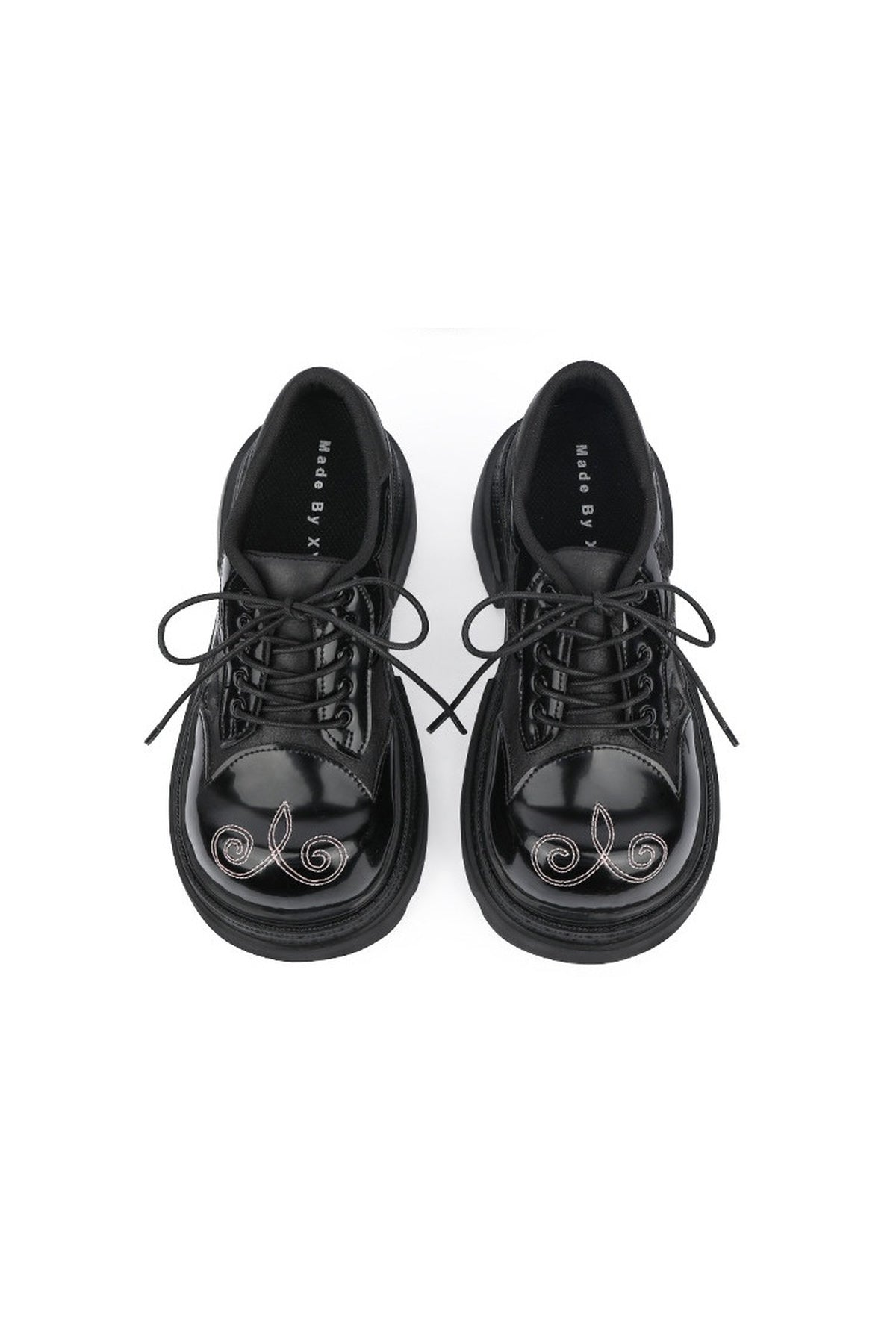 Gothic Thick-Soled Chunky Derby Shoes