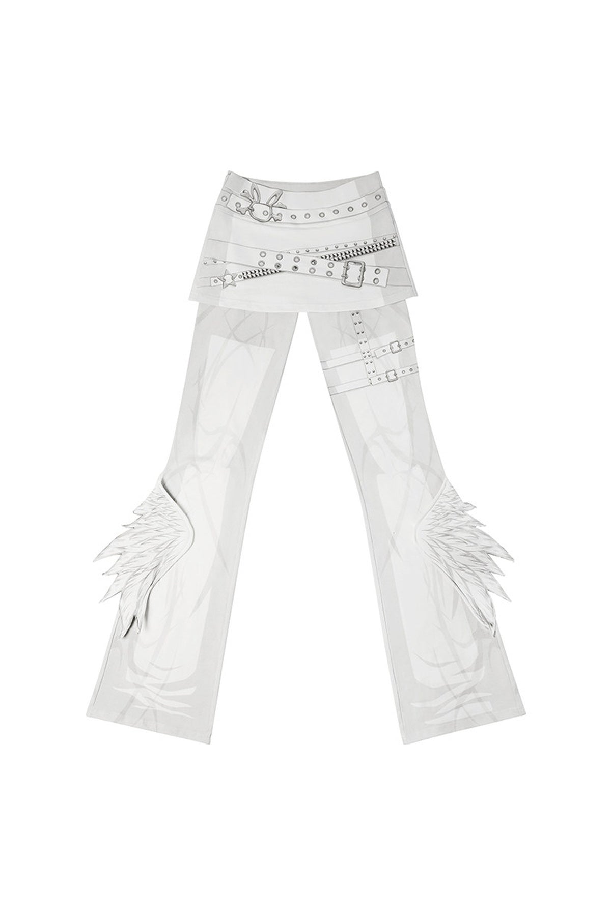 Angel Print Wing Pants