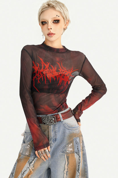 Distressed Patchwork Wide-Leg Denim Pants