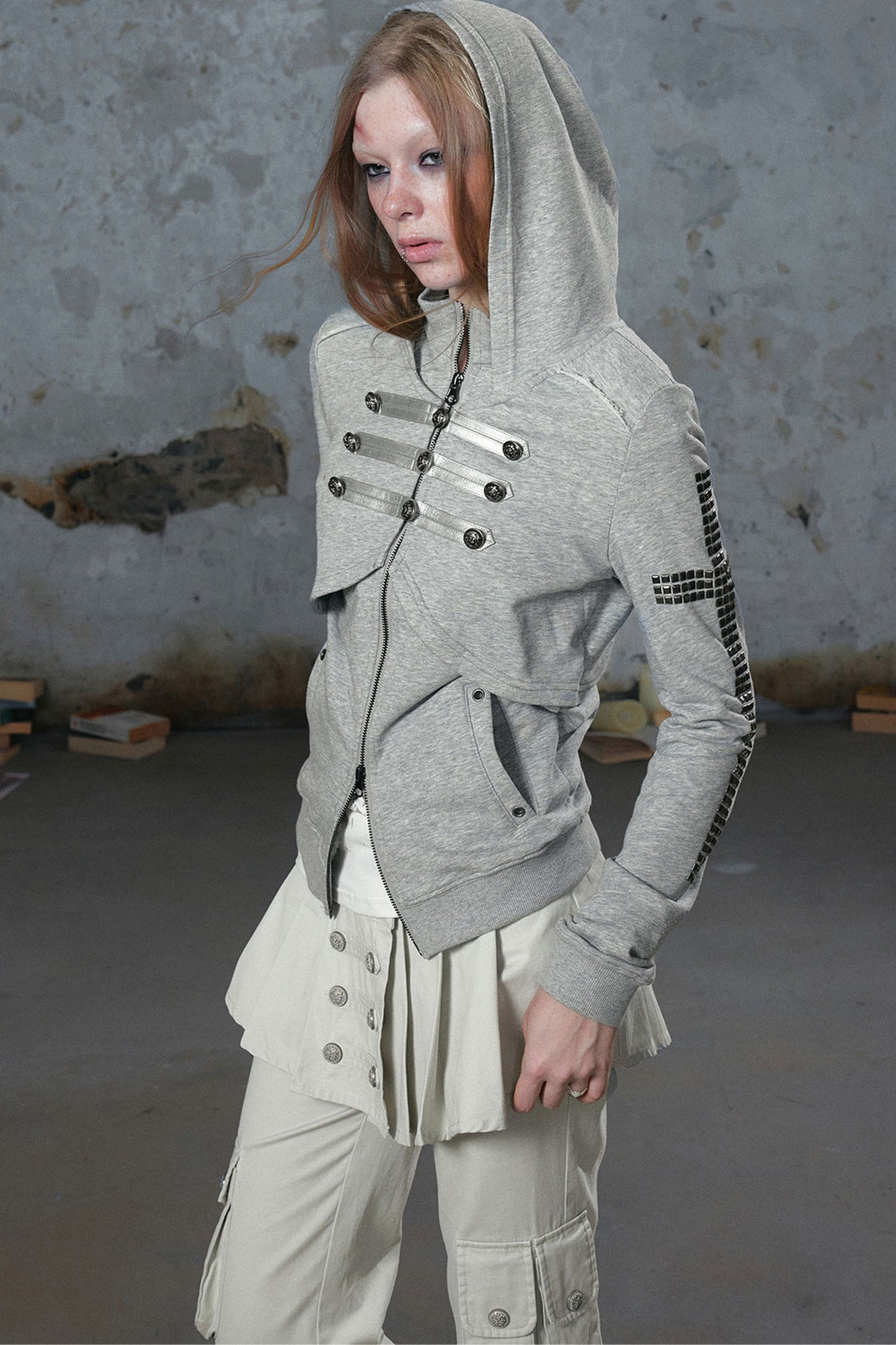 Napoleon Hooded Metal Jacket