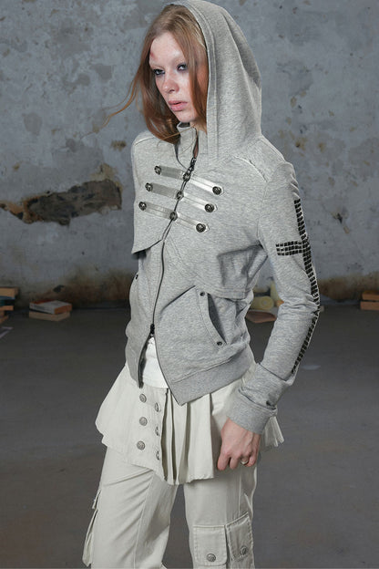 Napoleon Hooded Metal Jacket