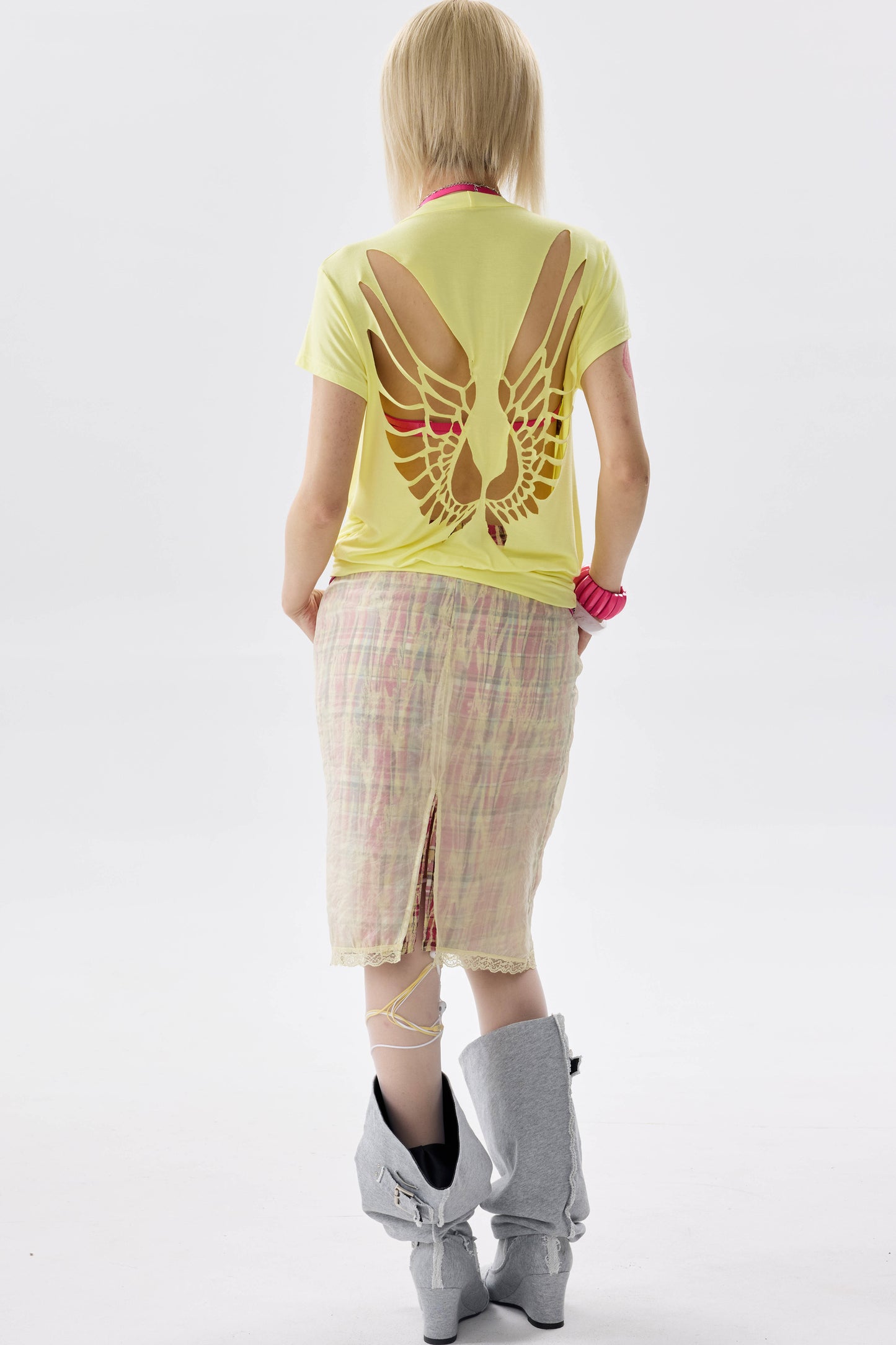 Space Wing Cut-Out Top