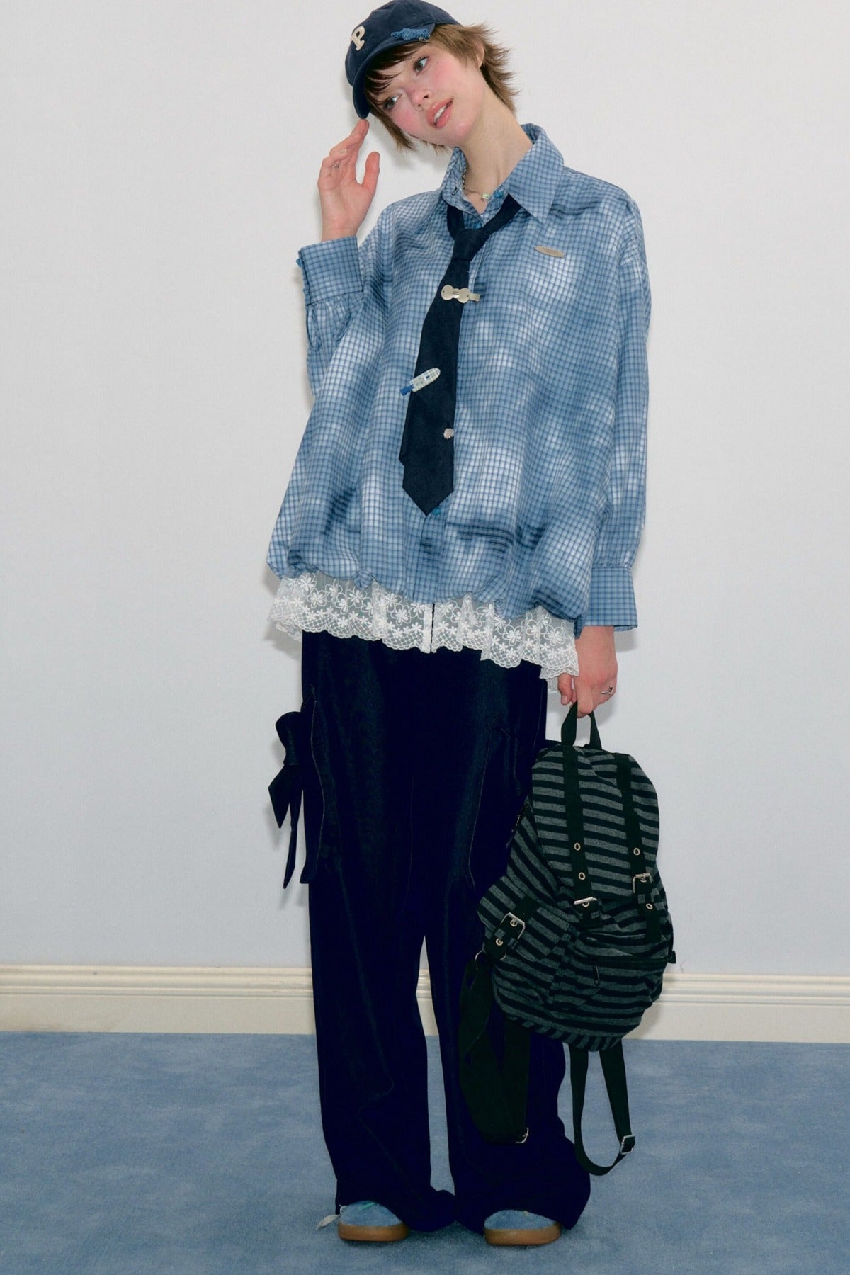 High-Waisted Wide-Leg Cargo Pants