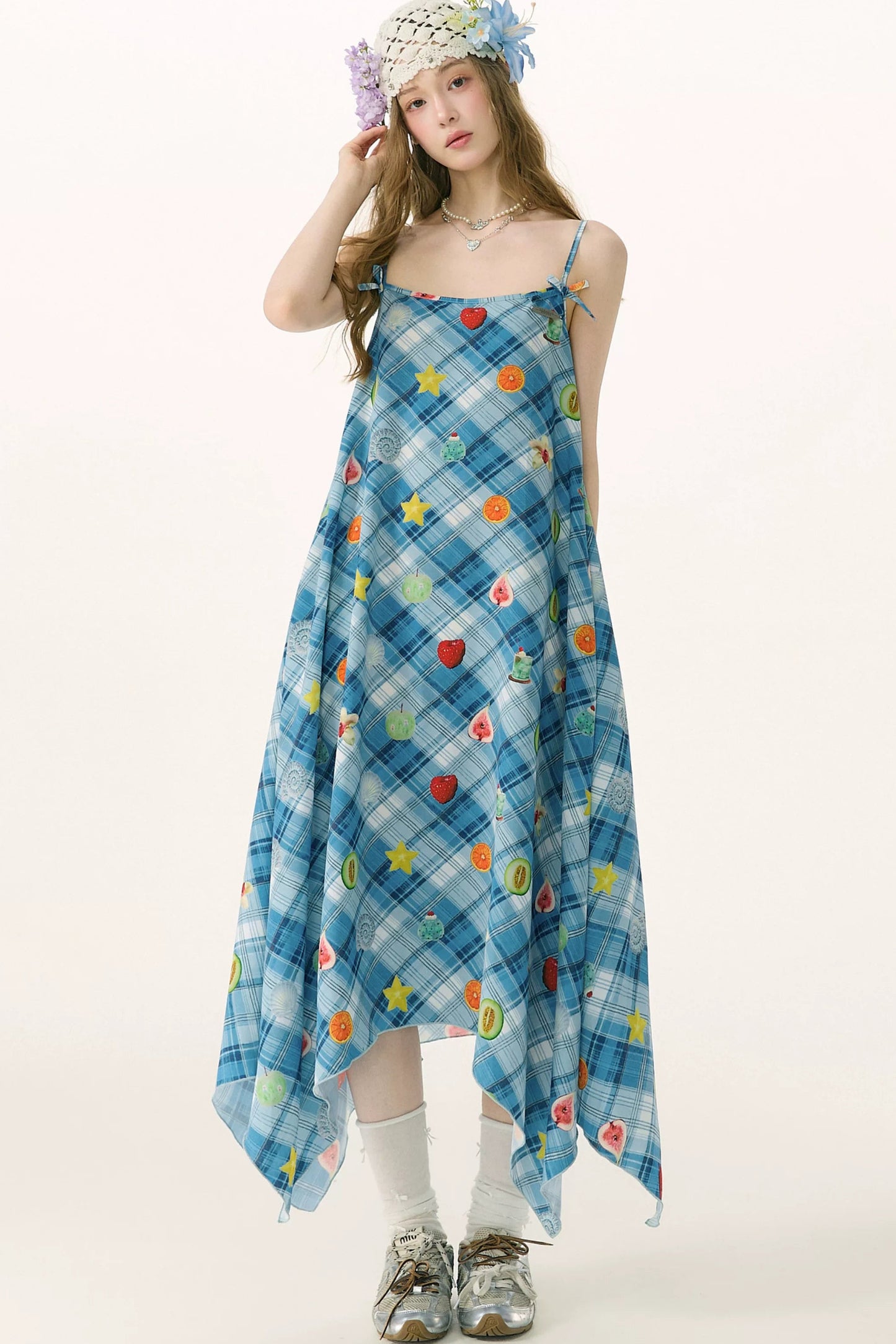 Sweet Dreams Blue Plaid Dress