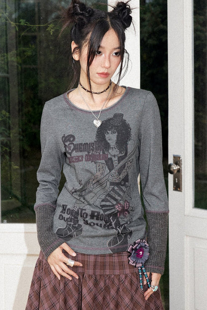 Punk Records Patchwork Top
