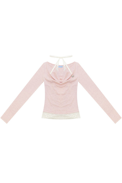 Mist Flutter Knit Top