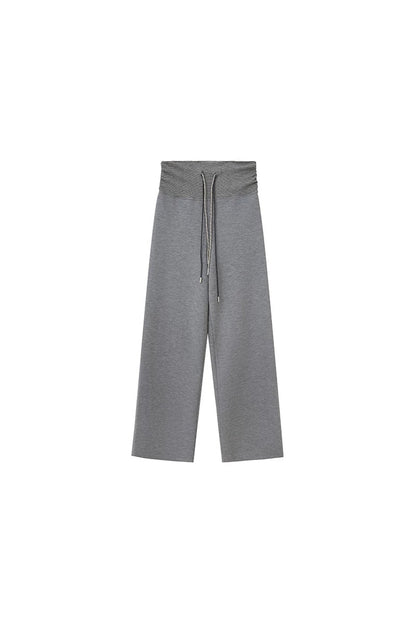 High-Waisted Slim Pants