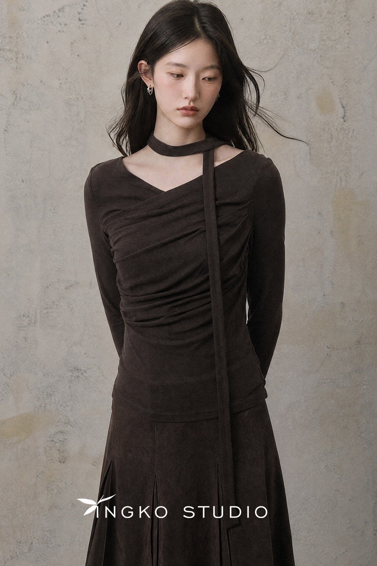 Caramel Deconstructed Ribbon Tee