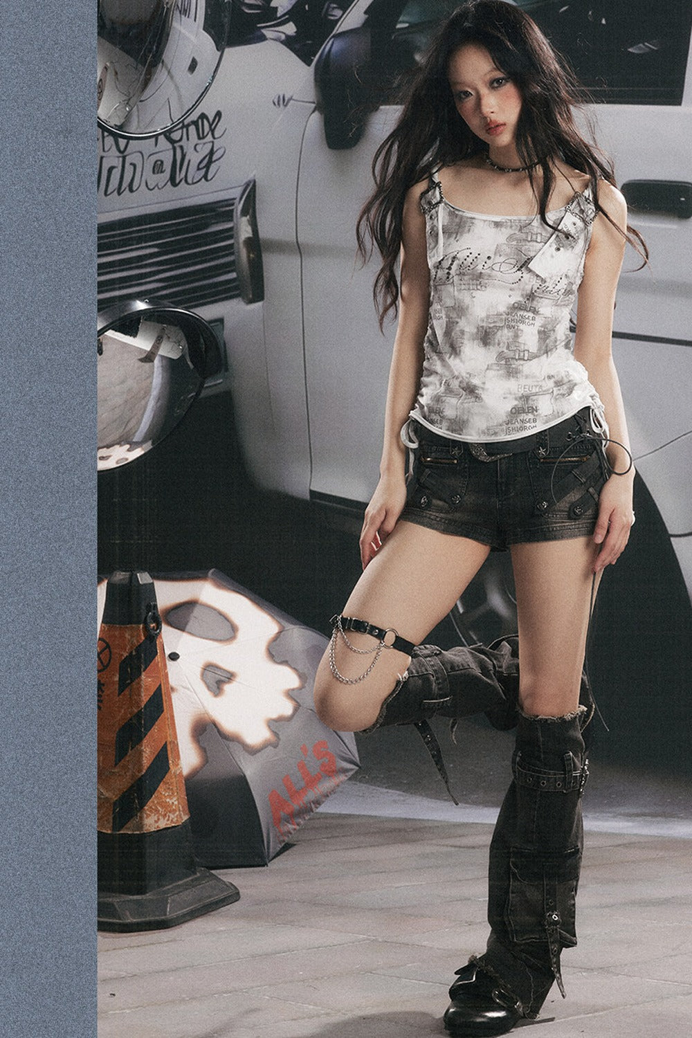 Ultra-Short Belted Summer Pants