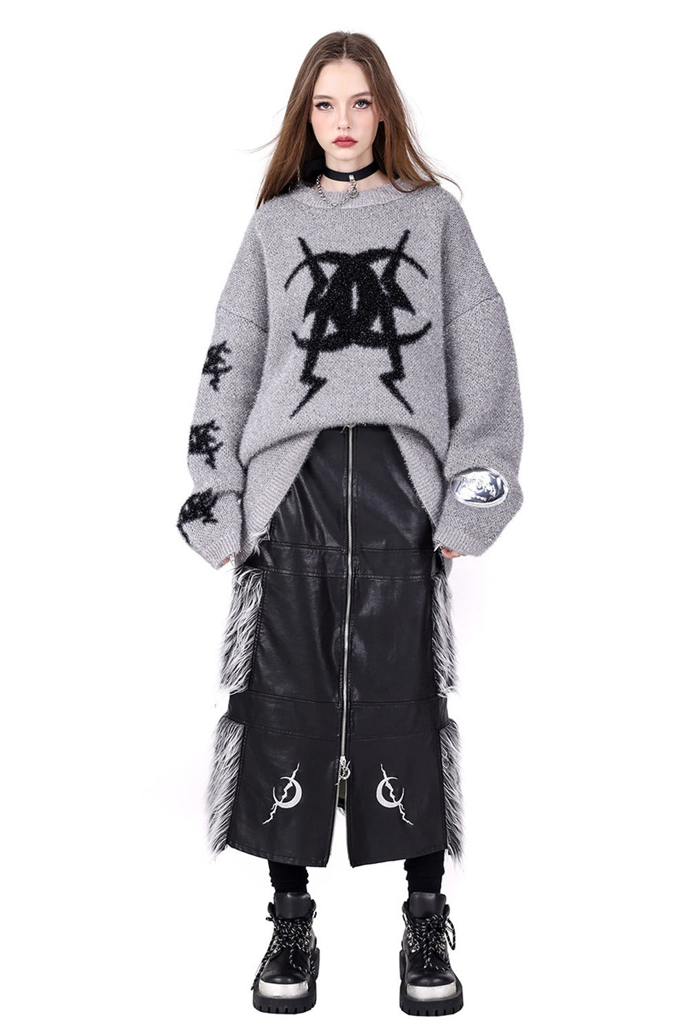 Electric Moon Knit Sweater