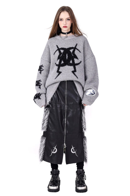Electric Moon Knit Sweater