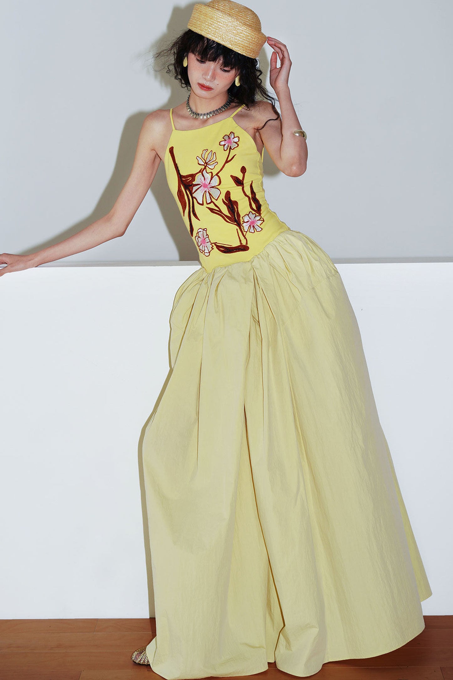 3D Embroidered Vacation Dress