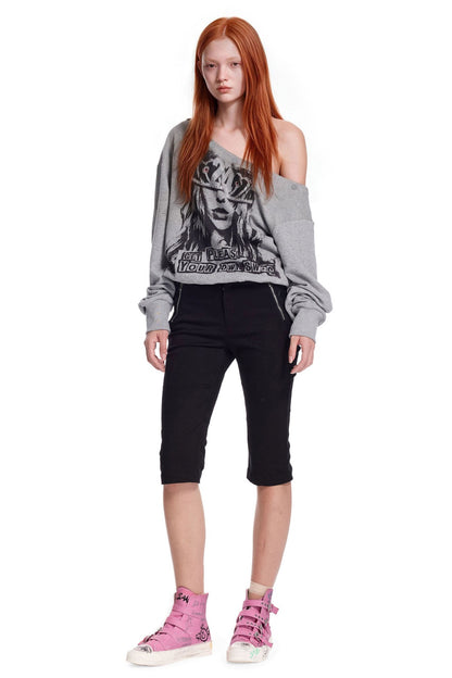 Punk Grunge Graffiti Canvas Shoes