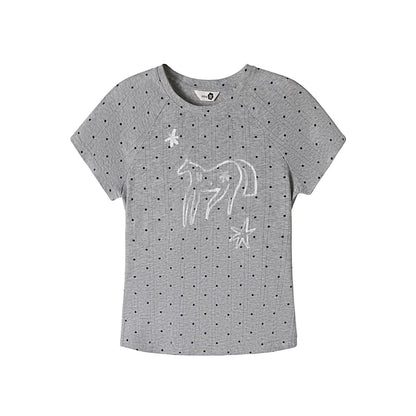 Starburst Polka Dot Raglan T-Shirt