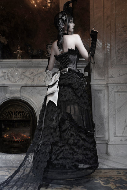 Gothic Heart Fishbone Camisole Set-Up
