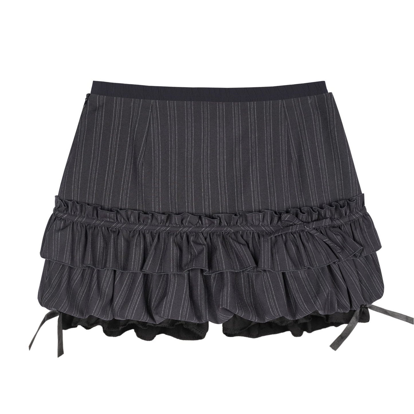 Cute Double Ruffle Skirt