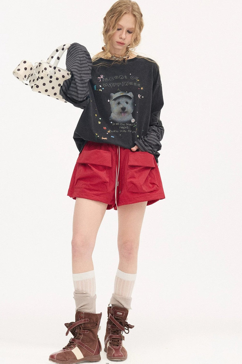 Cuffed Cargo Pants Shorts