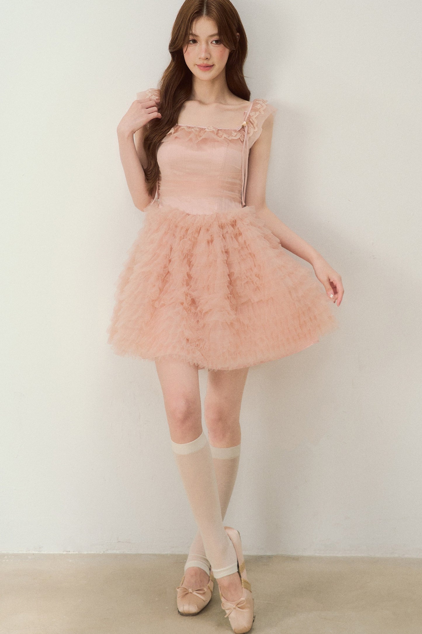Robe en tulle bouffante de cours de ballet