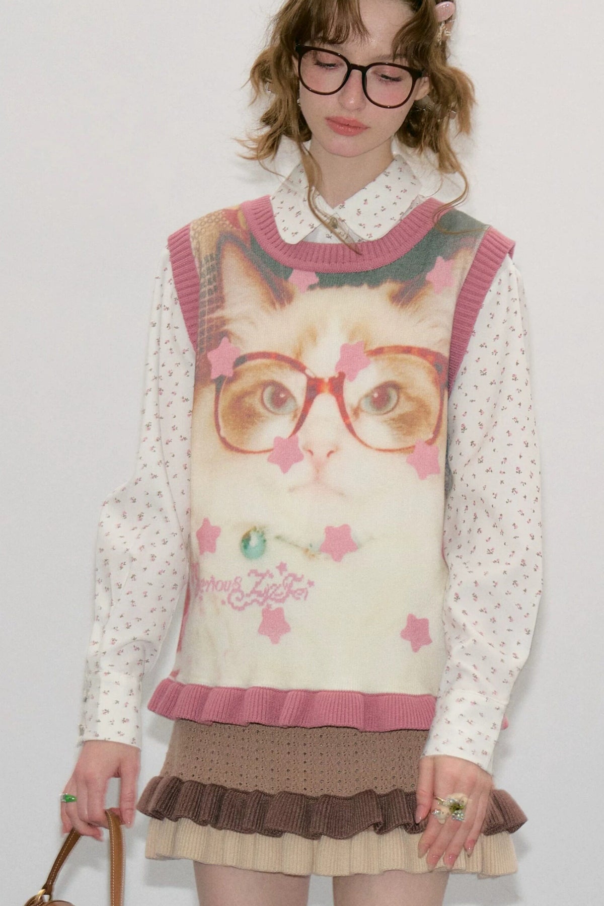 Star Polka Dot Cat Vest