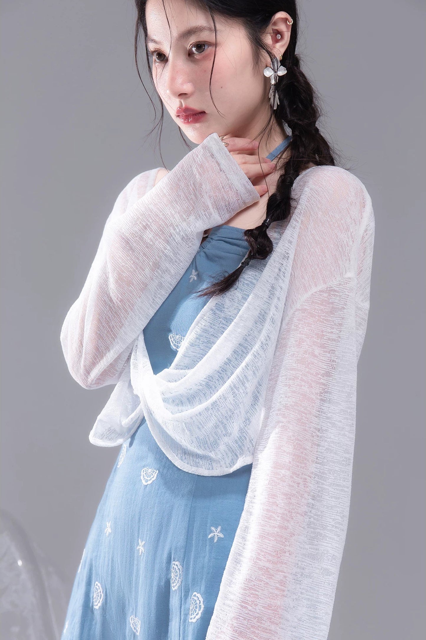 Twisted Lyocell Camisole Dress Set