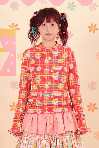 Showa Dessert House Stretch Knit Top
