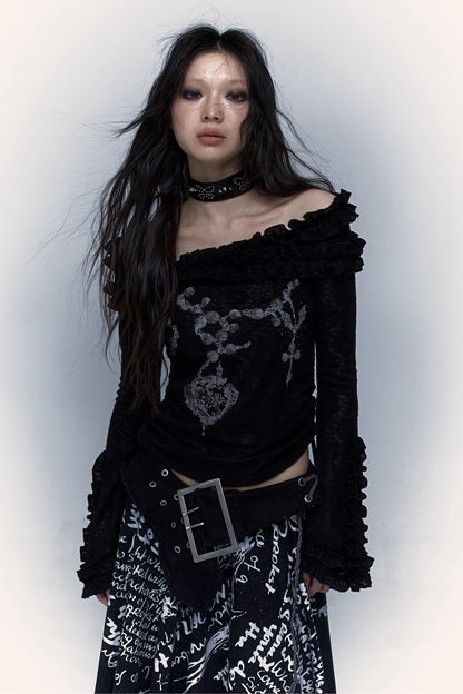 Retro Reversible Knit Top