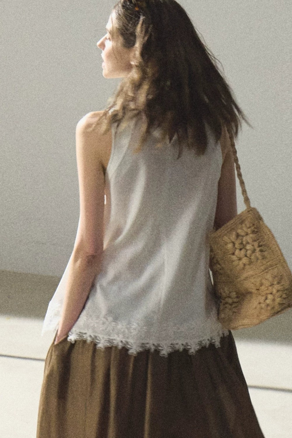 Vacation Lace Lyocell Vest