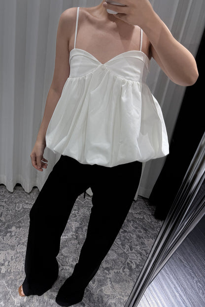 Mist Pink Cotton Camisole Top