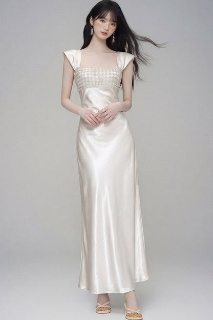 Moonlight Satin Evening Dress