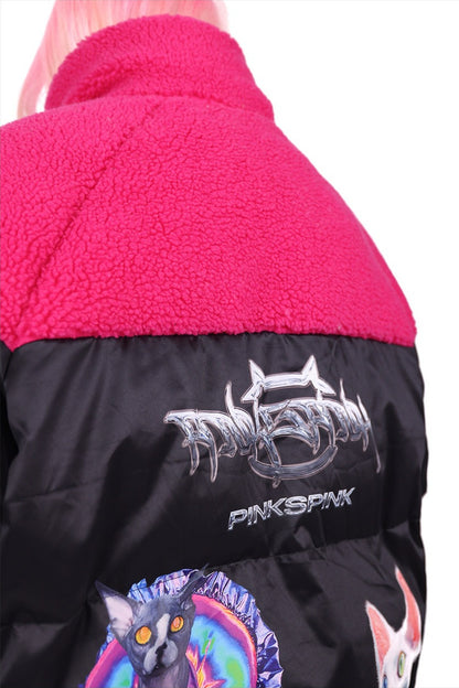 Pink Collar Cat Jacket