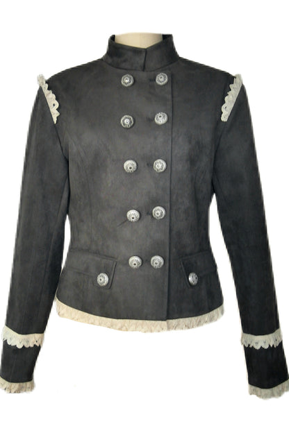 Medieval Suede Courtly Jacket