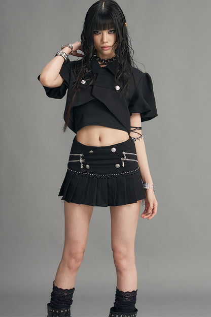Palace Punk Pleated Skirt