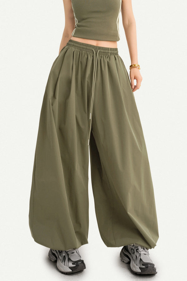 Military Green Harem Pants