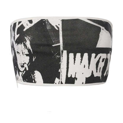Water Ink Print Laser Burnout Tube Top Set-Up