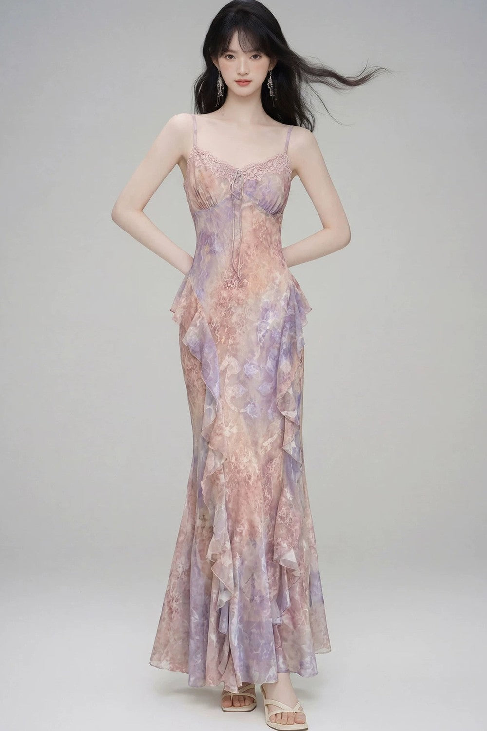 Gradient Slip Dress