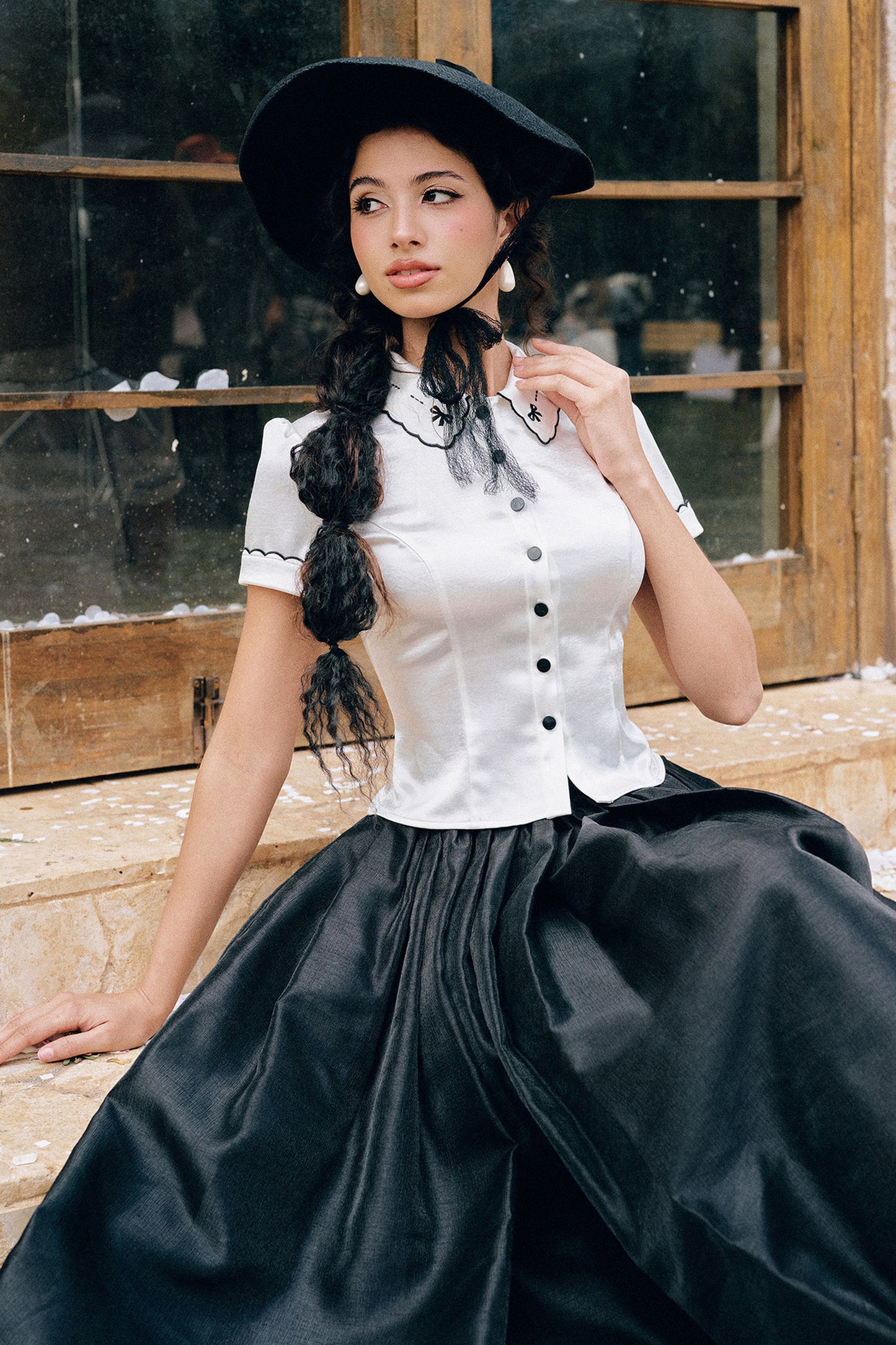 French Academy Style Shirt and Dress Set-Up