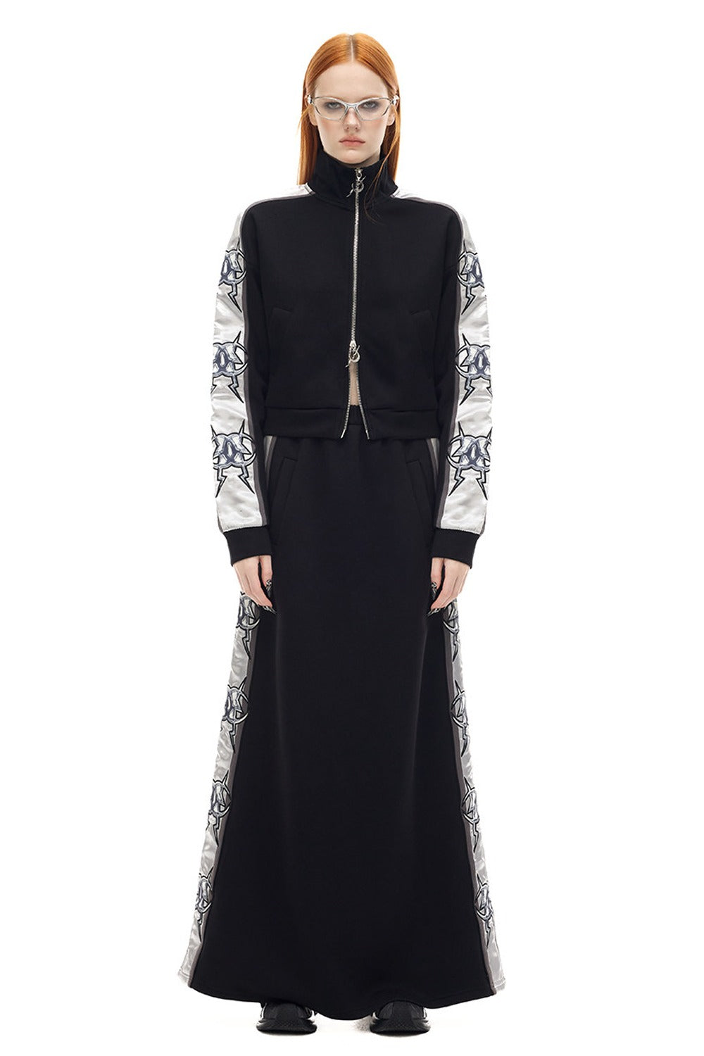 High Collar Zip Jacket
