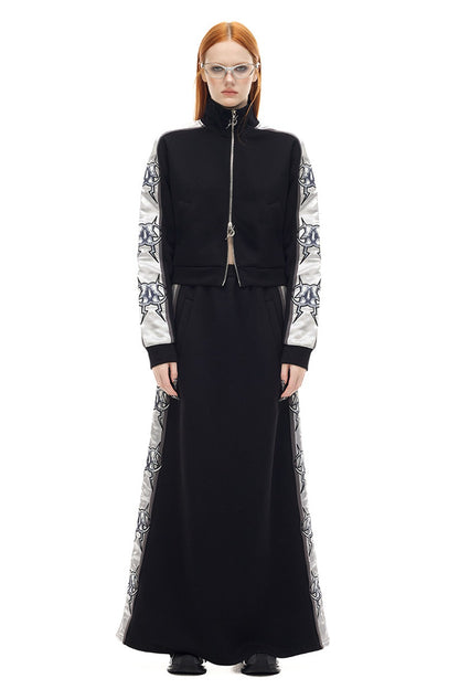 High Collar Zip Jacket