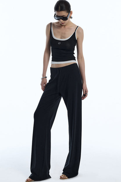 Loose Straight Casual Floor-Length Pants