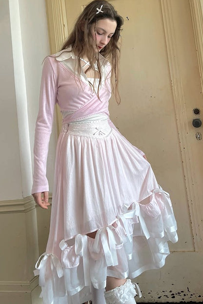 Angel's Tears Jacquard Ballet Top