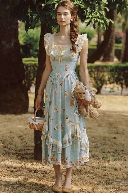 Square Neck Dress