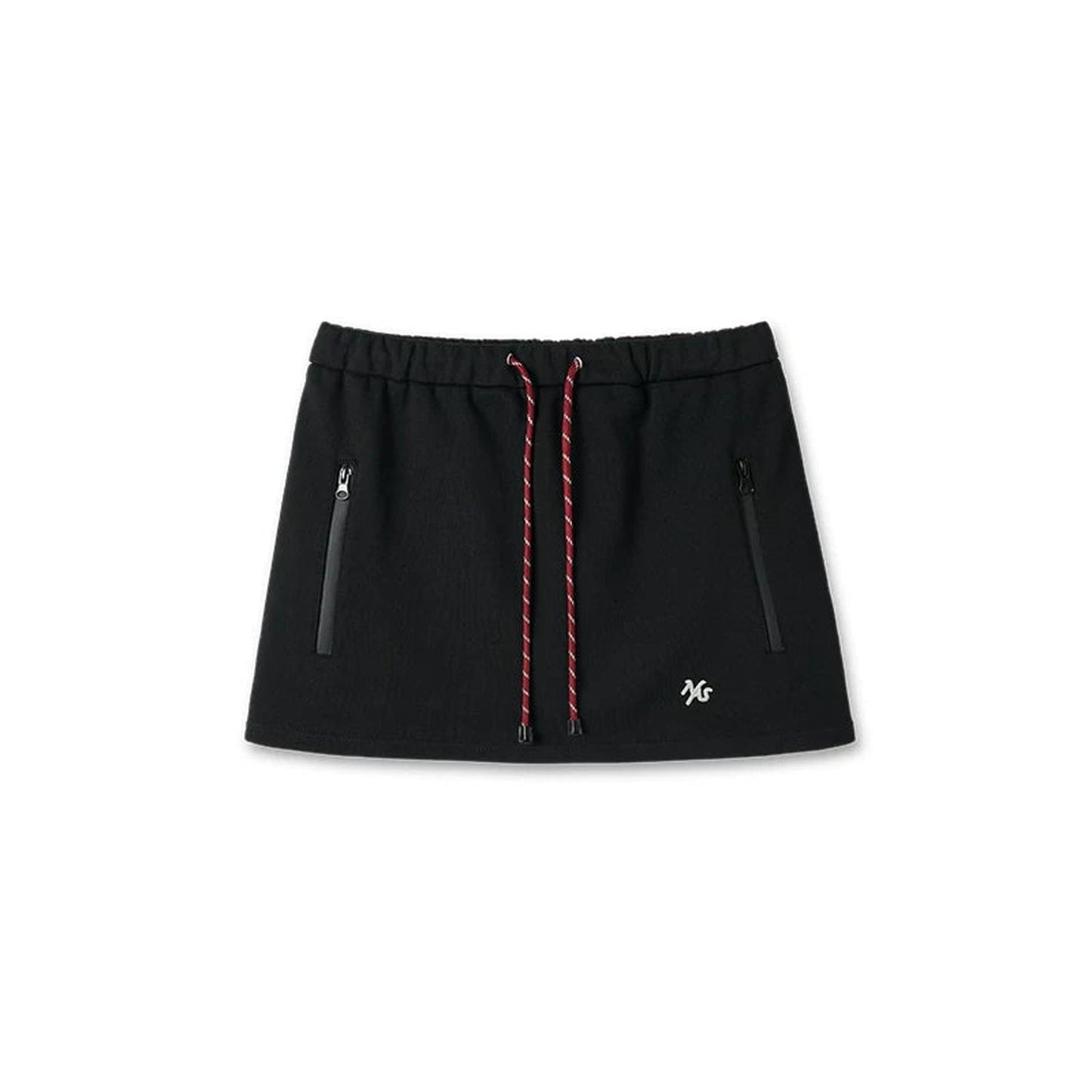 Cotton A-Line Drawstring Skirt