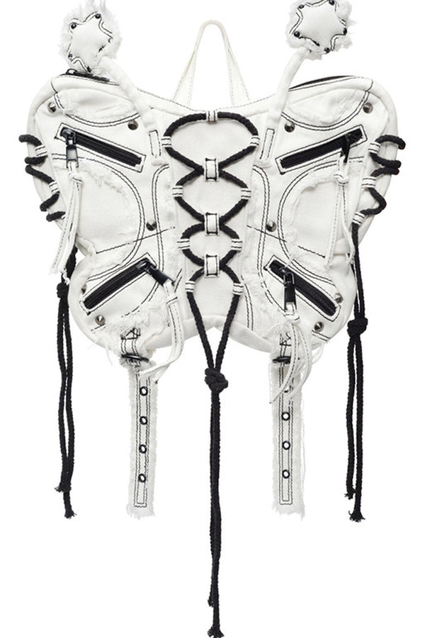White Butterfly Bag