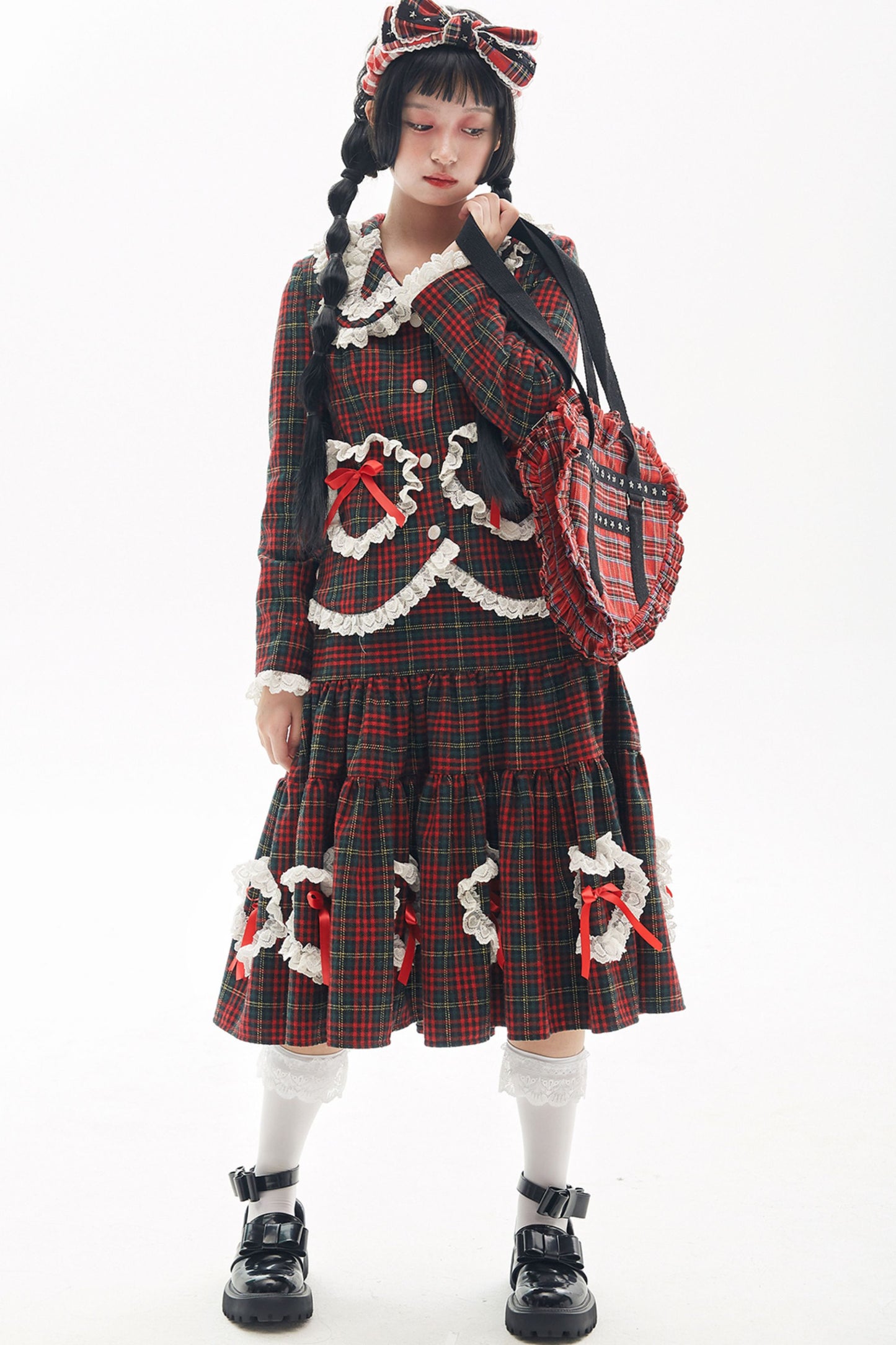Showa Retro Red Lolita Coat