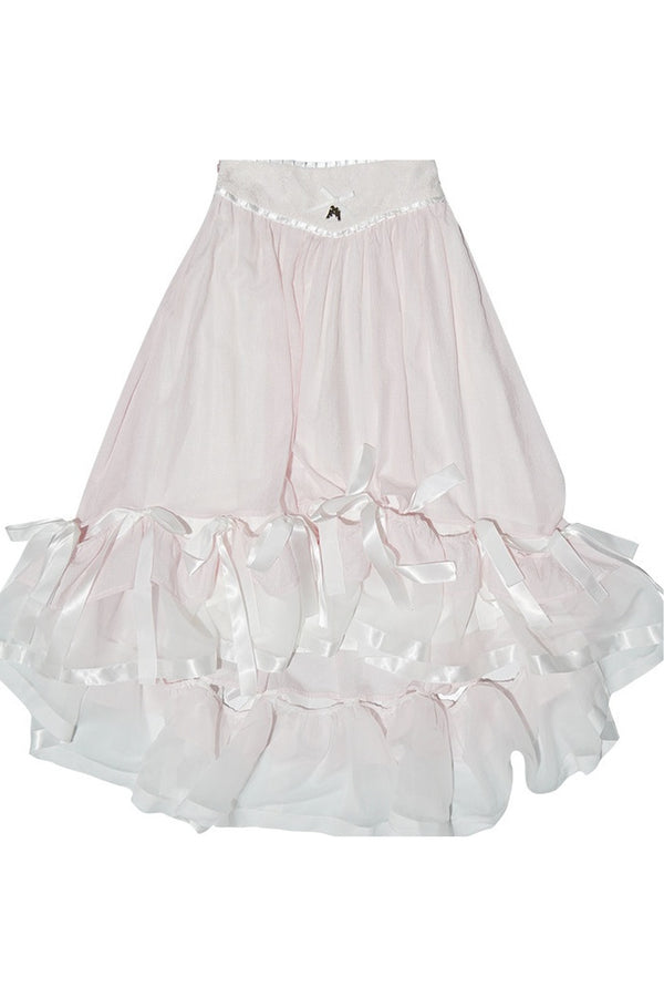 Angel's Tears Pink Plaid Skirt